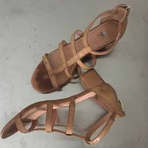 Tan sandals
